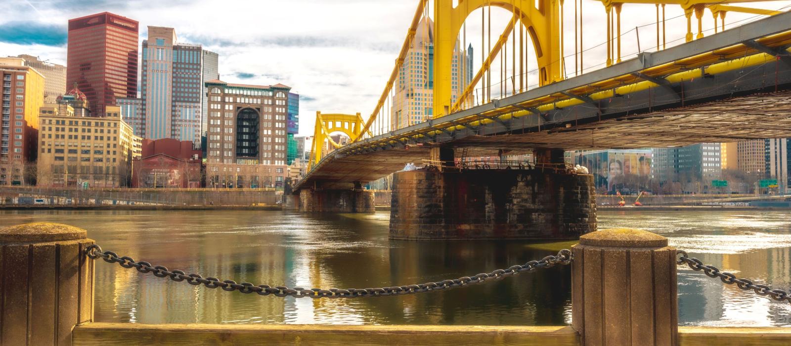 yellow bridge in pittsburgh resized